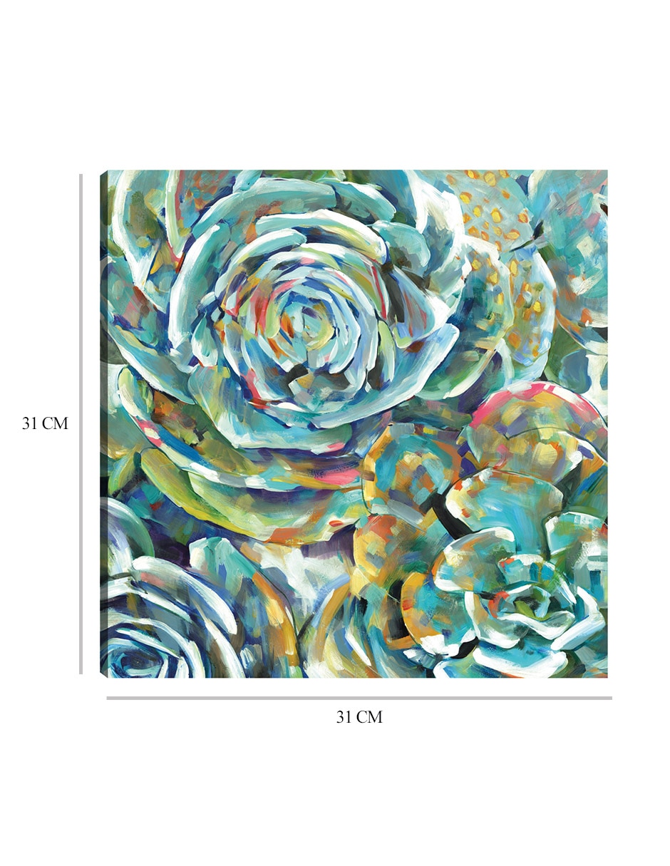 Cuadro decorativo Flor del desierto técnica mixta Floración 9