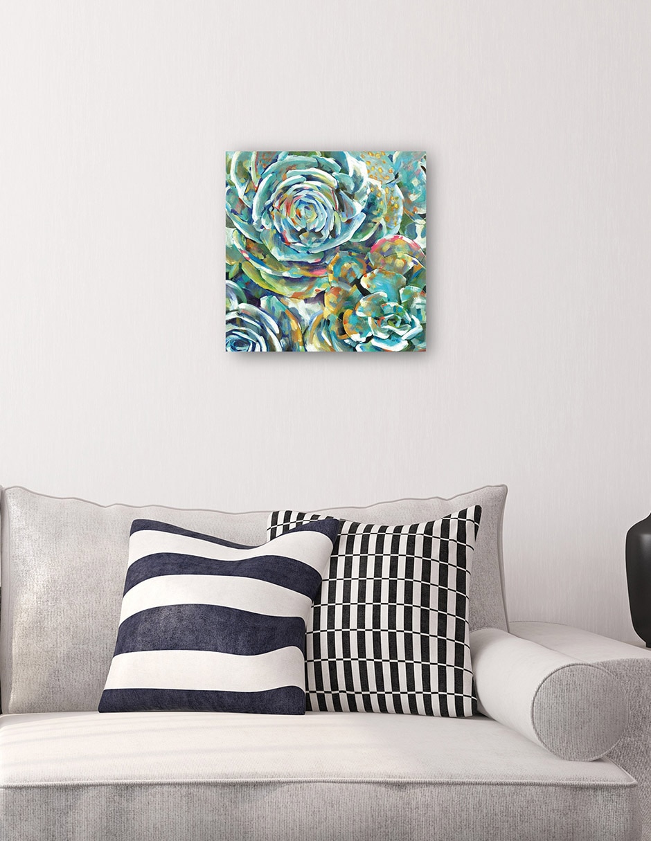 Cuadro decorativo Flor del desierto técnica mixta Floración 4