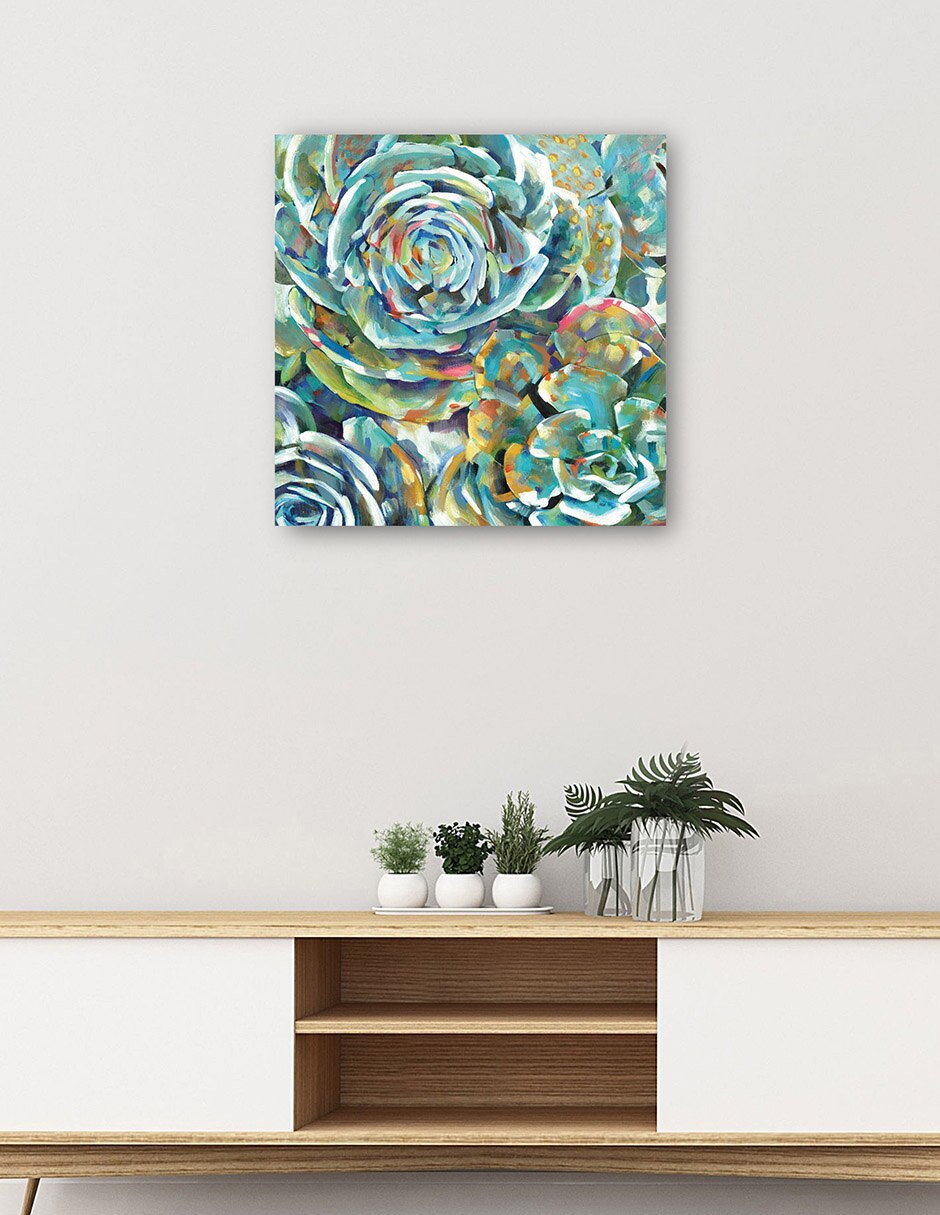 Cuadro decorativo Flor del desierto técnica mixta Floración 5