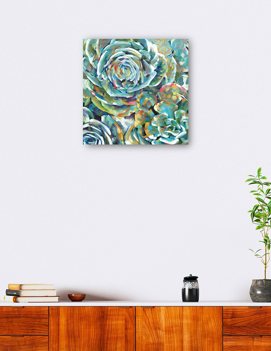 Cuadro decorativo Flor del desierto técnica mixta Floración 6