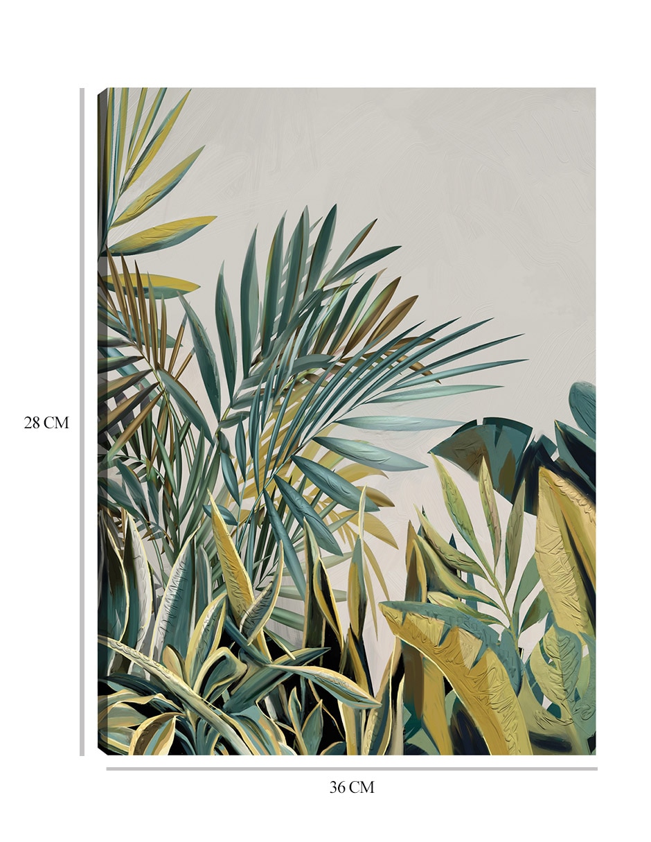 Cuadro decorativo Genereux técnica mixta Palmas 9