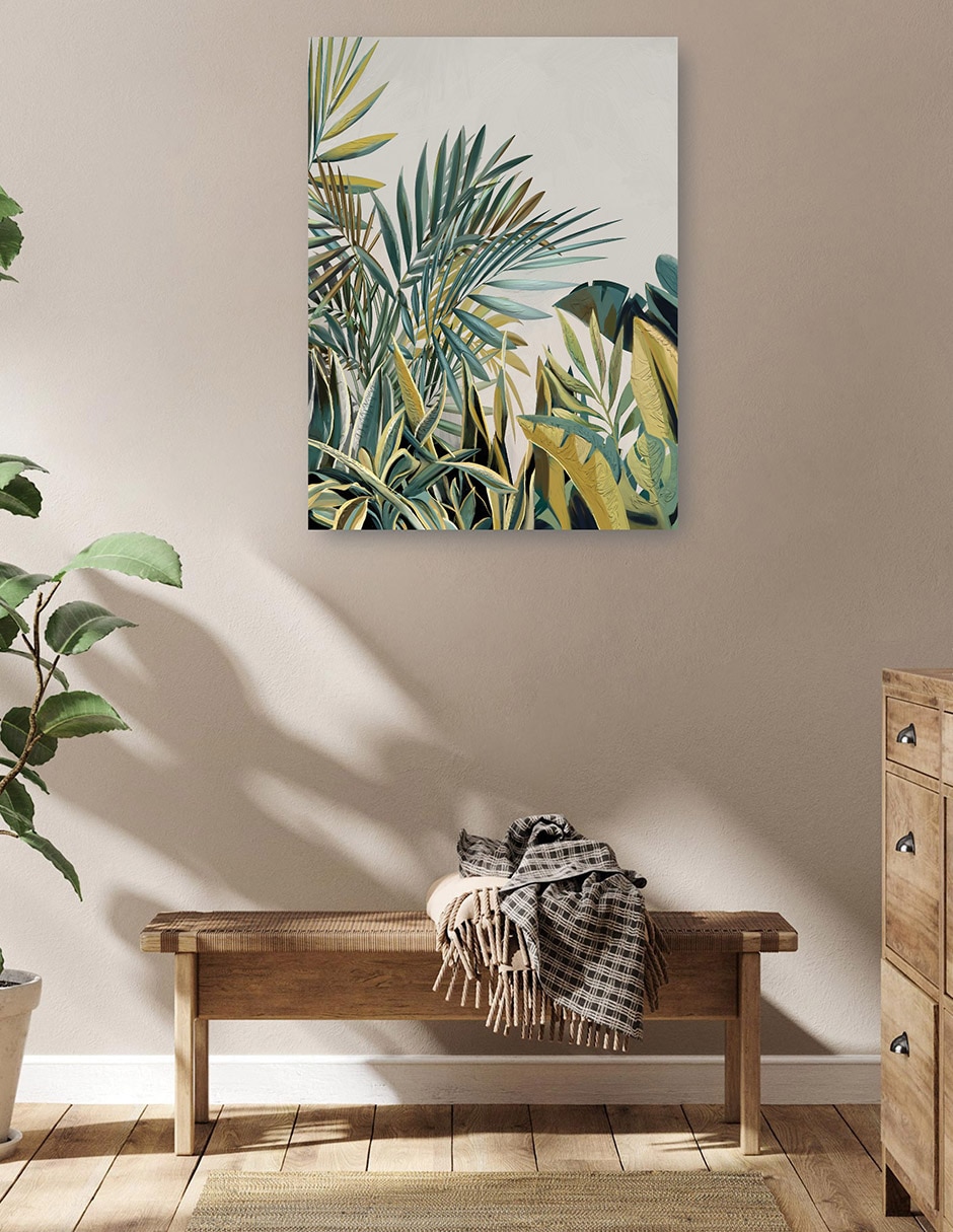 Cuadro decorativo Genereux técnica mixta Palmas 5