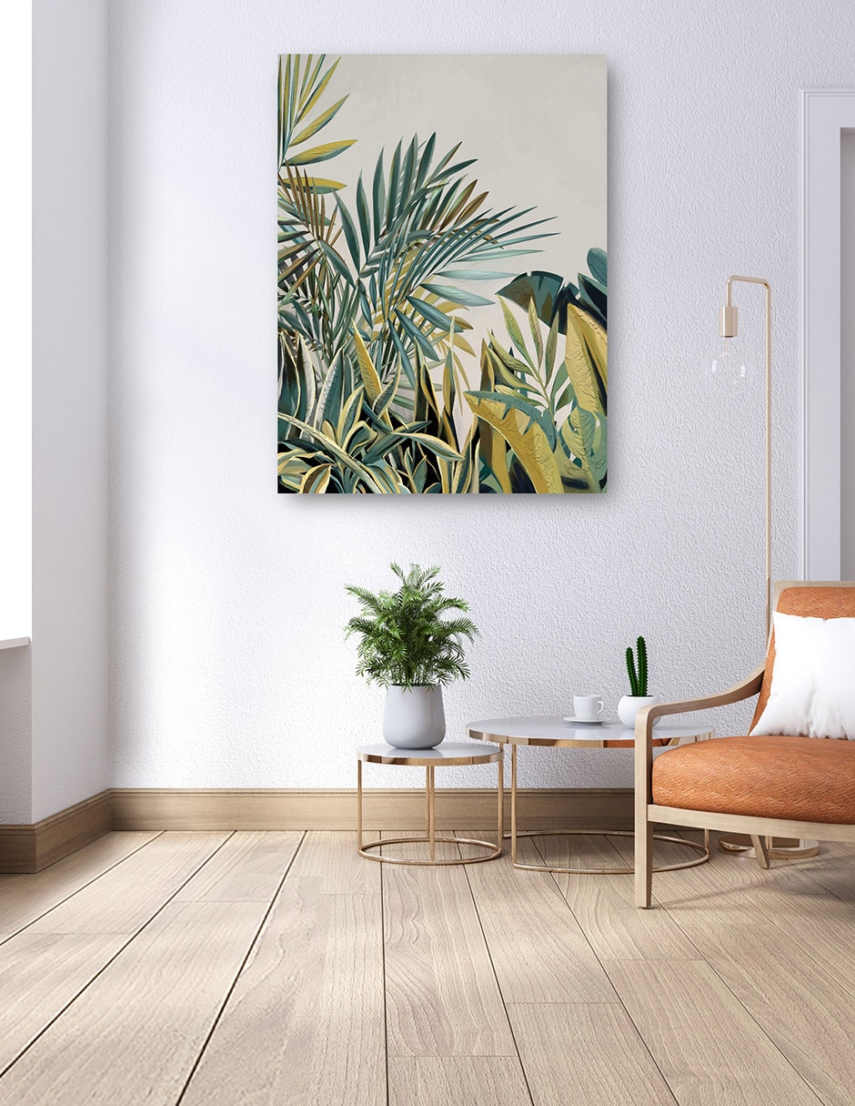 Cuadro decorativo Genereux técnica mixta Palmas 6