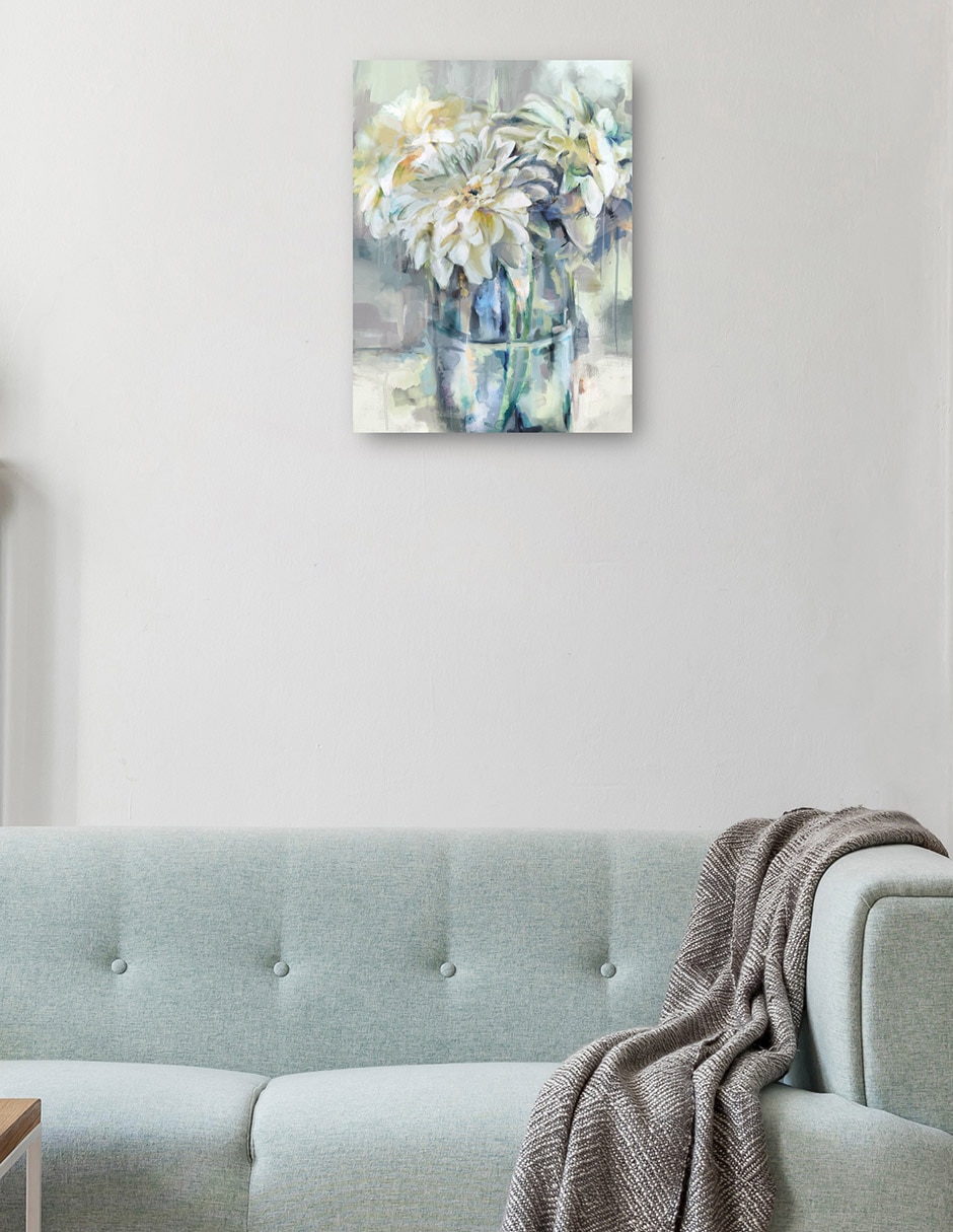 Cuadro decorativo Glorieux técnica mixta Floreros 2
