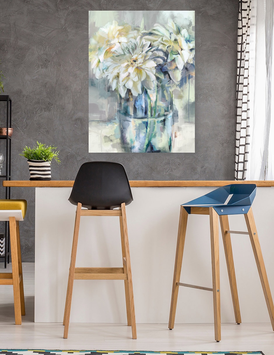 Cuadro decorativo Glorieux técnica mixta Floreros 5
