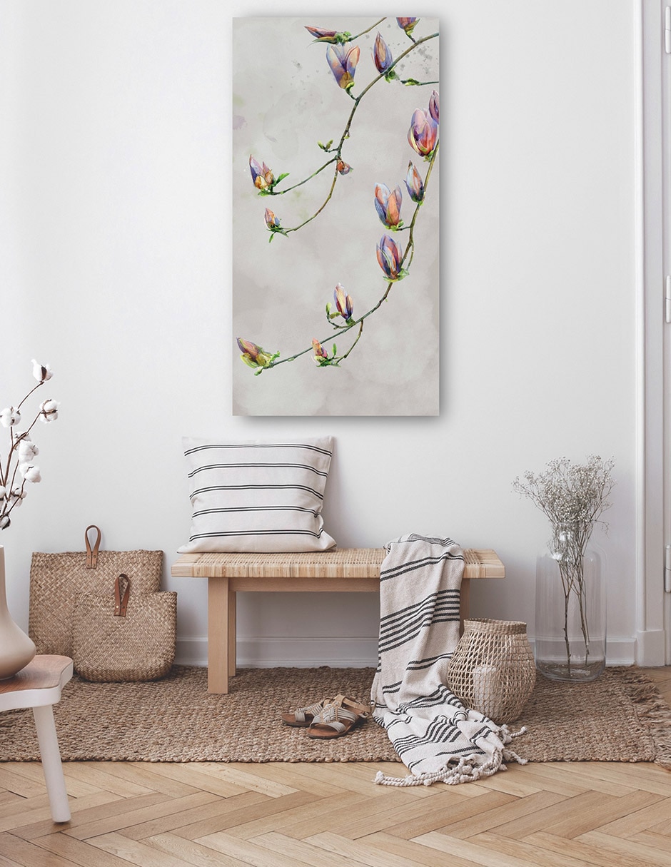 Cuadro decorativo Gracia moderna técnica mixta Floración 5