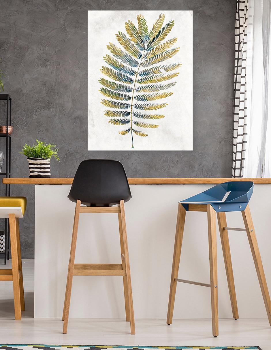 Cuadro decorativo Helechos opulentos I técnica mixta Floración 6