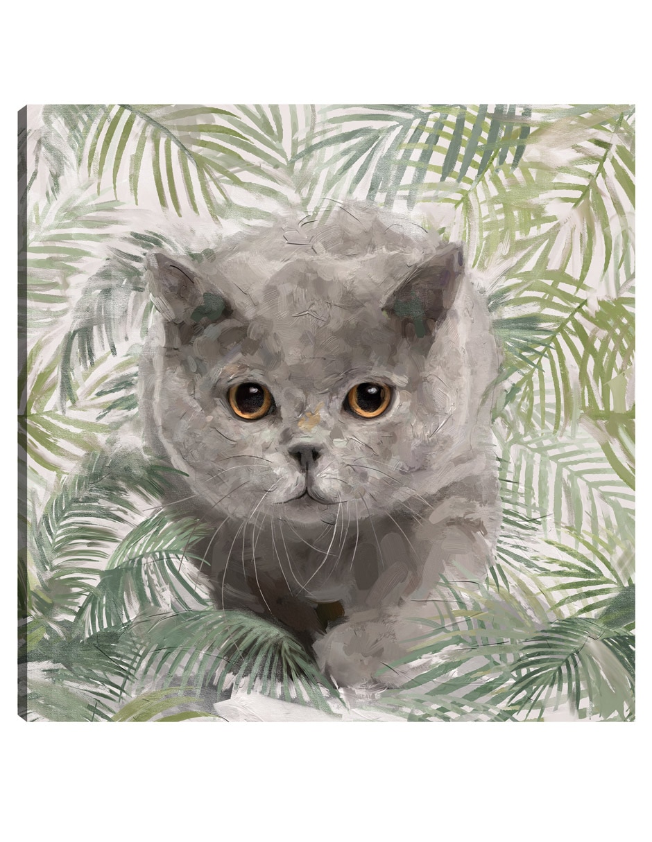Cuadro decorativo Gatitos de la isla I técnica mixta Animales Domésticos