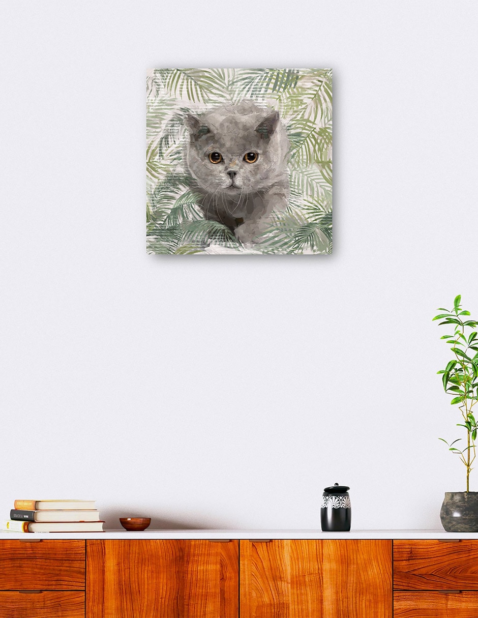 Cuadro decorativo Gatitos de la isla I técnica mixta Animales Domésticos 6
