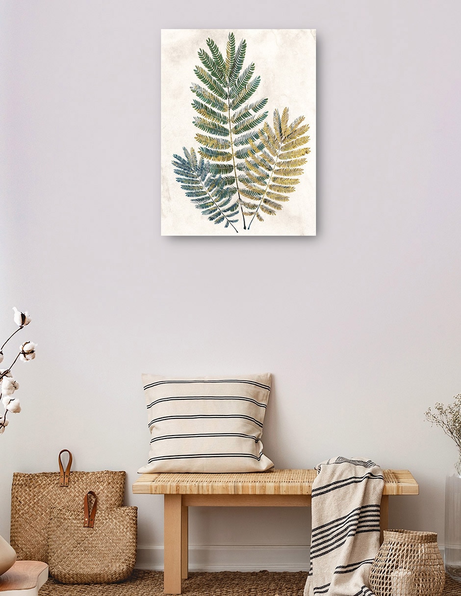 Cuadro decorativo Helechos opulentos III técnica mixta Botánico 3