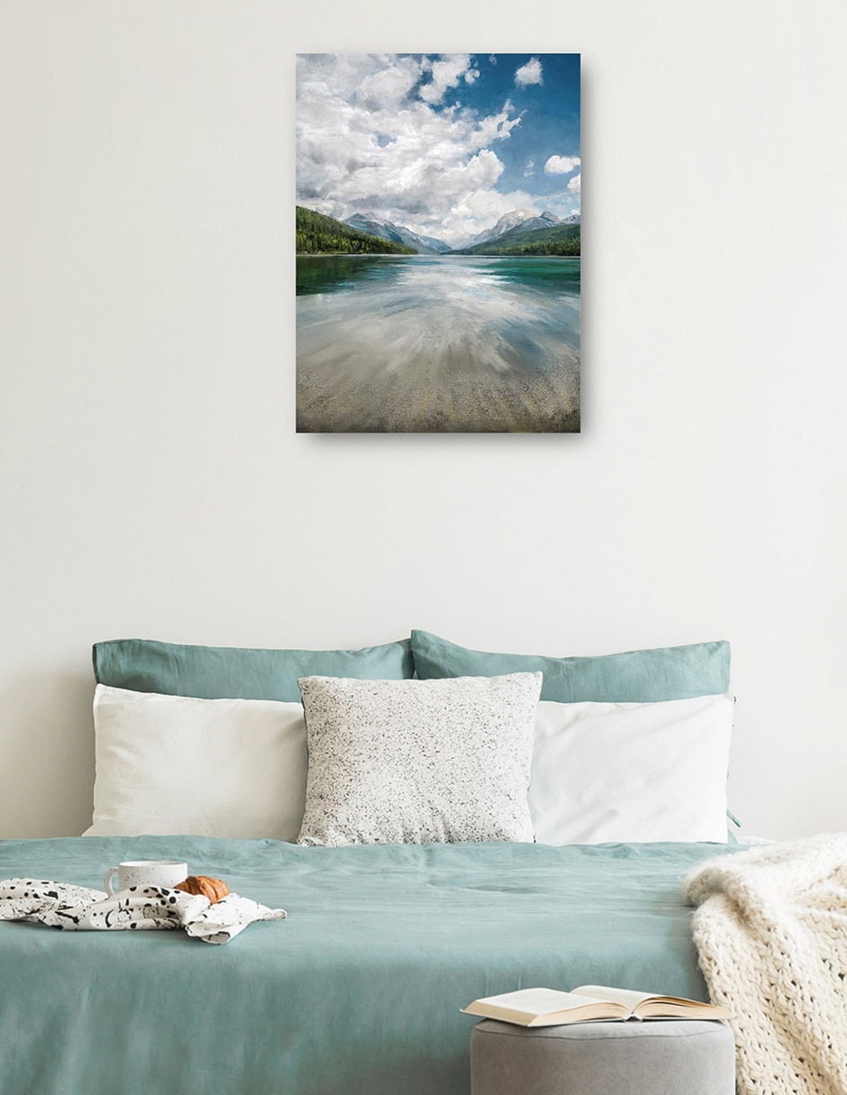 Cuadro decorativo Gama de Verano técnica mixta Lagos 4