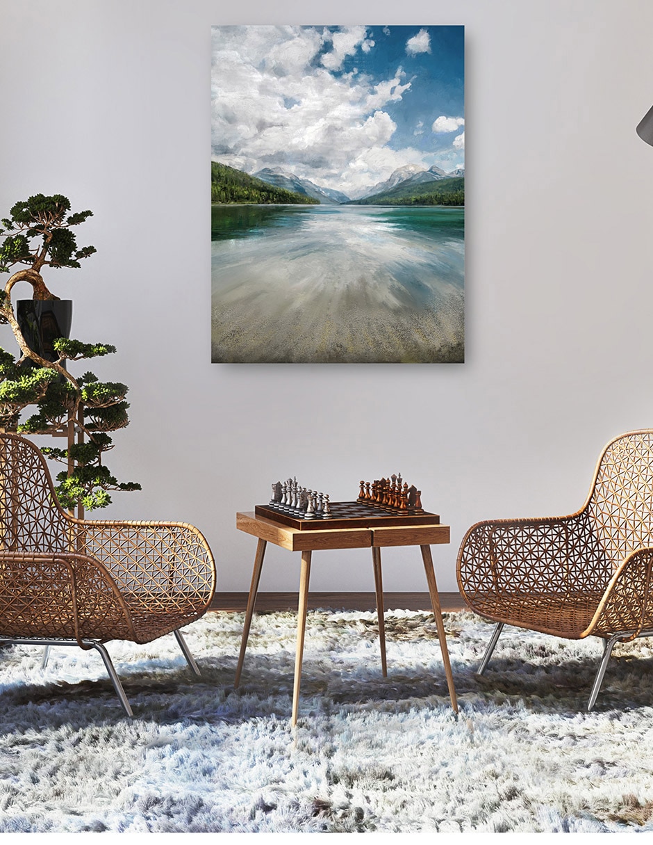 Cuadro decorativo Gama de Verano técnica mixta Lagos 6