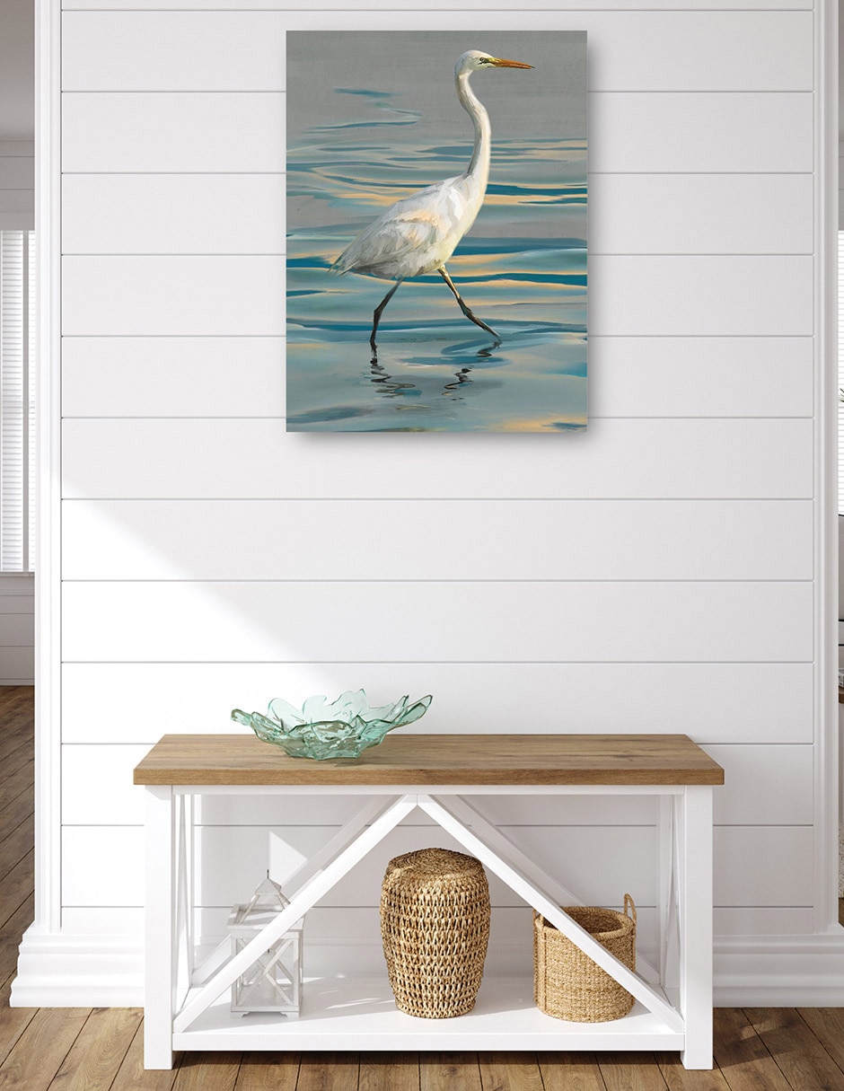 Cuadro decorativo Garceta vespertina I técnica mixta Aves Silvestres 4