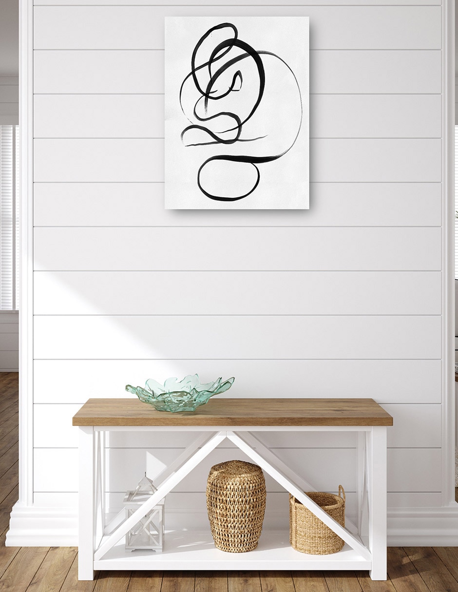 Cuadro decorativo Garabatos I técnica mixta Formas 4