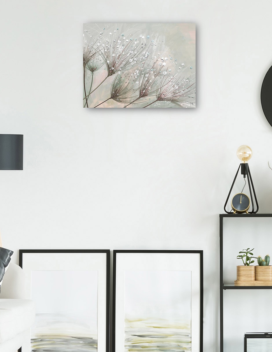 Cuadro decorativo Gotas de rocío técnica mixta Floración 3