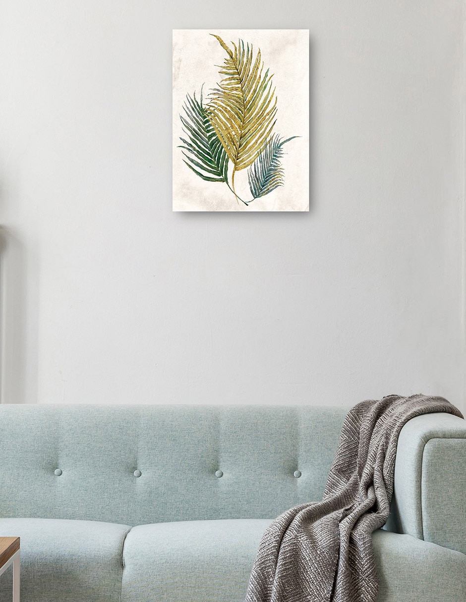 Cuadro decorativo Helechos opulentos IV técnica mixta Floración 2
