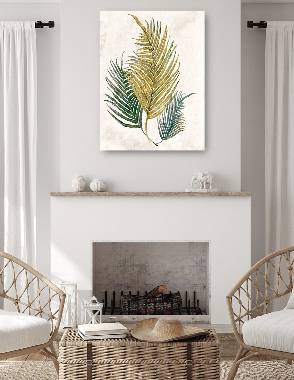 Cuadro decorativo Helechos opulentos IV técnica mixta Floración 4