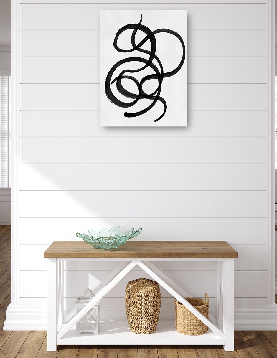 Cuadro decorativo Garabatos III técnica mixta Formas 4