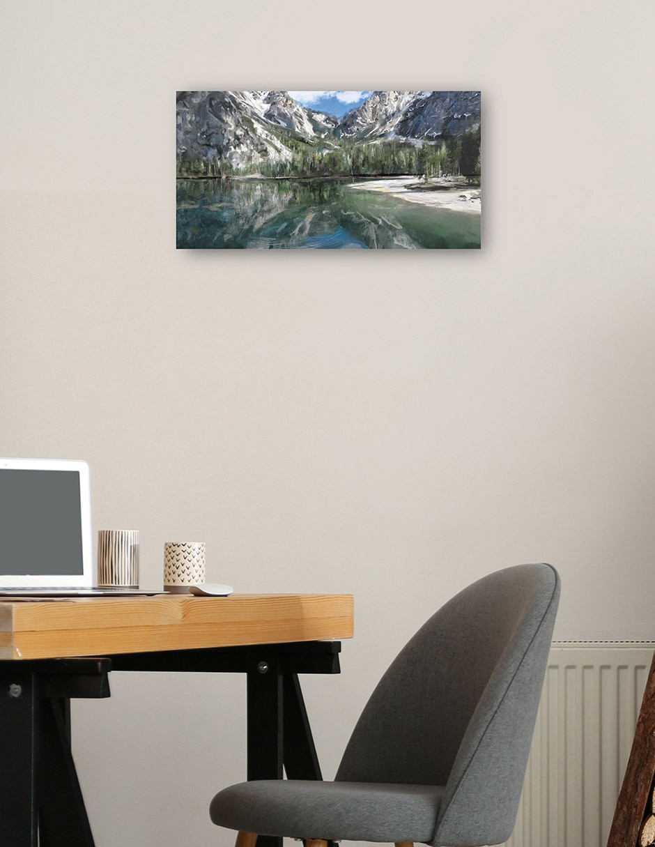 Cuadro decorativo Gran escape técnica mixta Lagunas 3