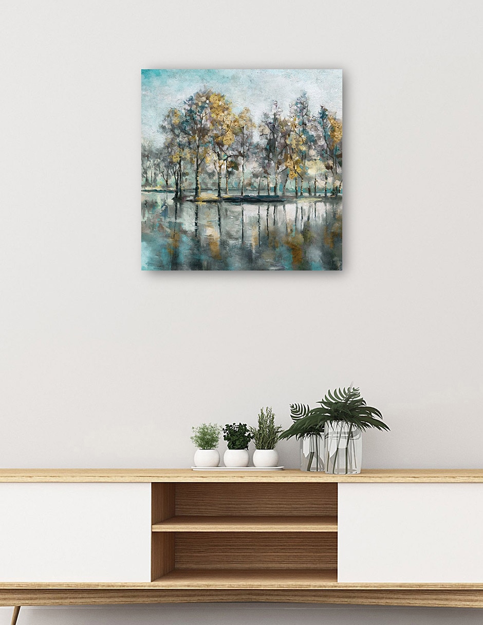Cuadro decorativo Haciendo señas técnica mixta Lagos 5