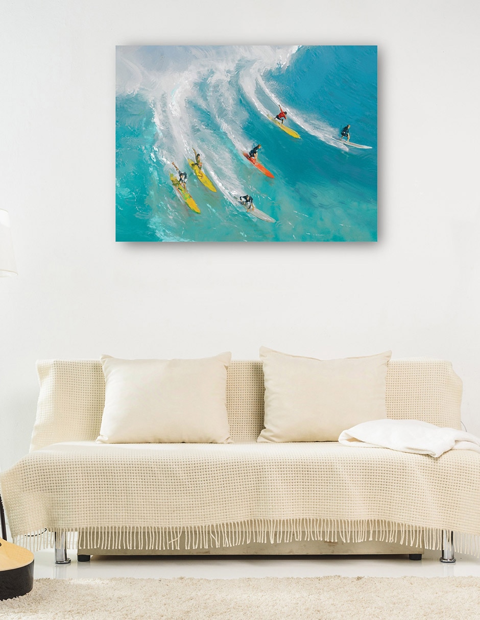 Cuadro decorativo Interruptores II técnica mixta Playas 6