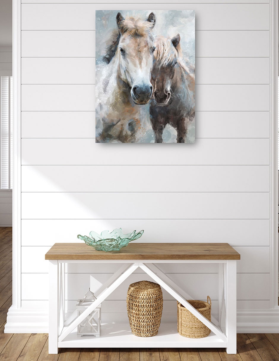 Cuadro decorativo Hermanos técnica mixta Animales Domésticos 4
