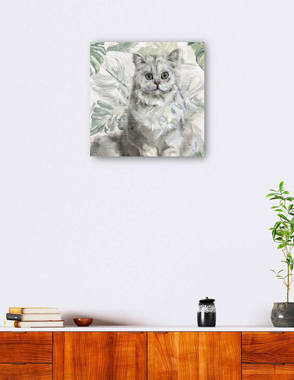 Cuadro decorativo Isla Kitties II técnica mixta Animales Domésticos 6