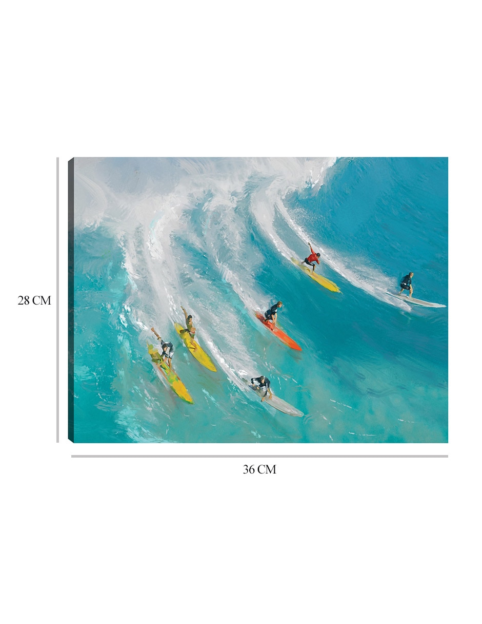 Cuadro decorativo Interruptores II técnica mixta Playas 2