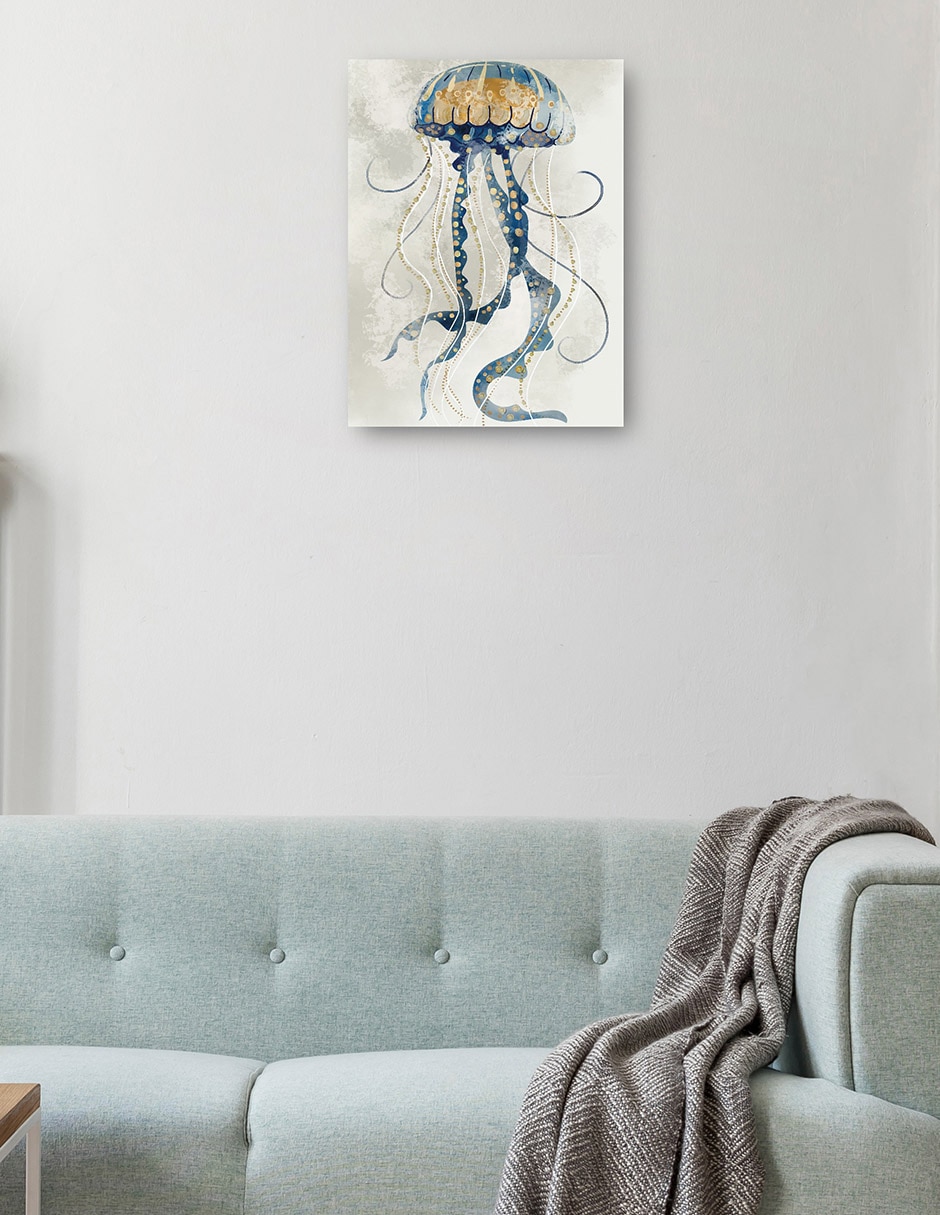 Cuadro decorativo Jaleas de mar I técnica mixta Animales Marinos 2