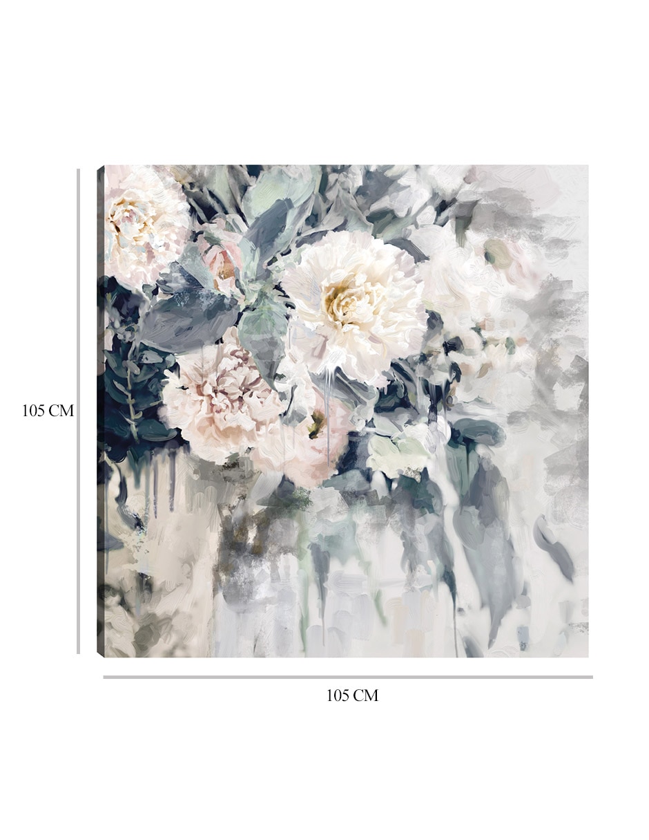 Cuadro decorativo Impresiones técnica mixta Arreglo Floral 2