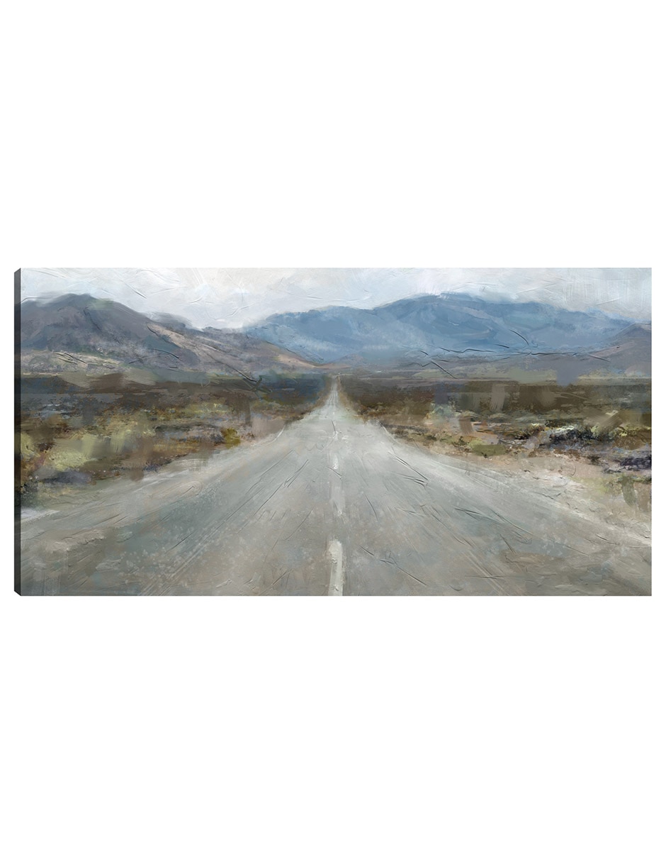 Cuadro decorativo Itinerancia técnica mixta Caminos Cuadro decorativo Itinerancia técnica mixta Caminos