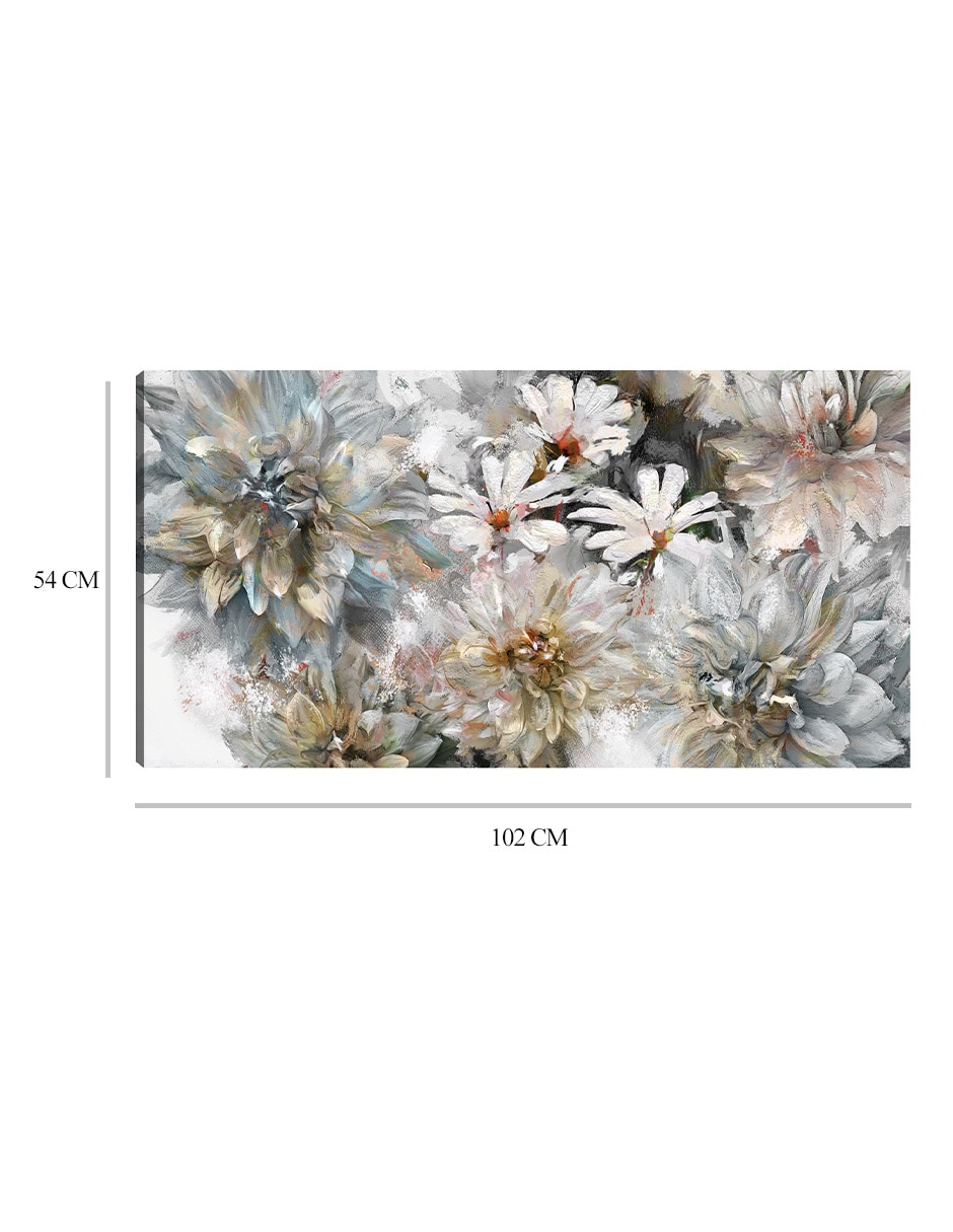 Cuadro decorativo Jardín sencillo técnica mixta Primavera 9