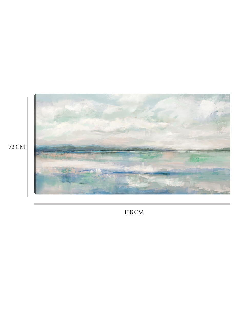 Cuadro decorativo Horizonte refle técnica mixta Playas 2