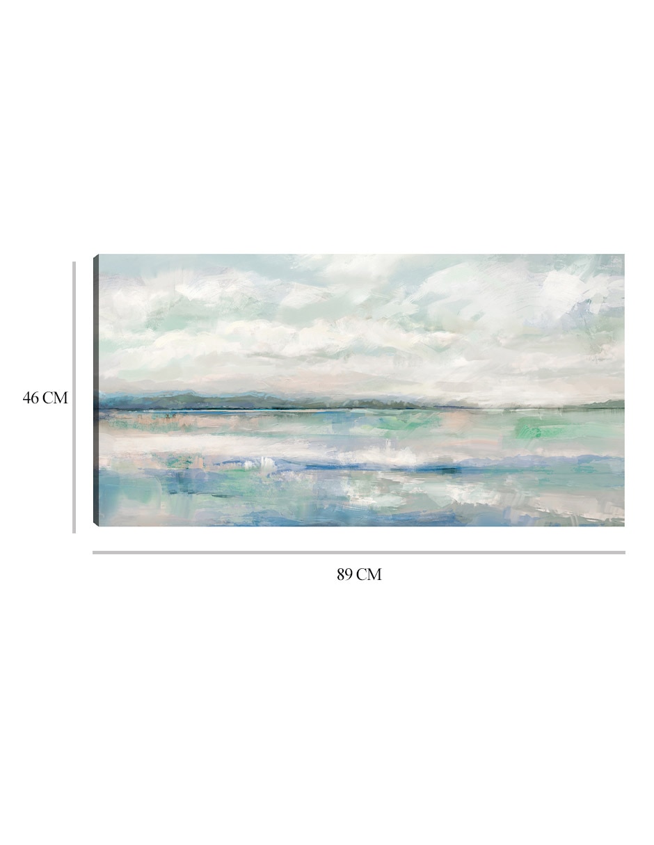 Cuadro decorativo Horizonte refle técnica mixta Playas 9