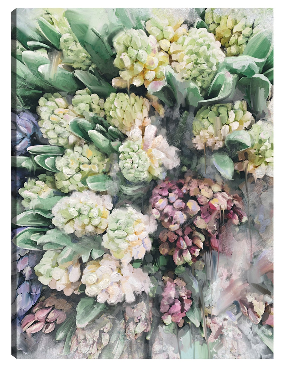 Cuadro decorativo Hermosas flores técnica mixta Arreglo Floral Cuadro decorativo Hermosas flores técnica mixta Arreglo Floral