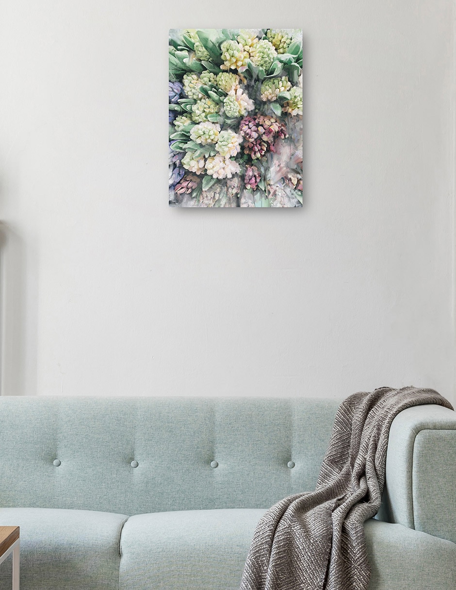 Cuadro decorativo Hermosas flores técnica mixta Arreglo Floral 2