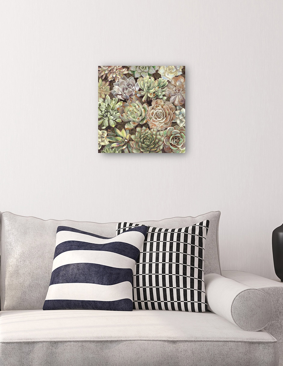 Cuadro decorativo Jardín del desierto técnica mixta Floración 4