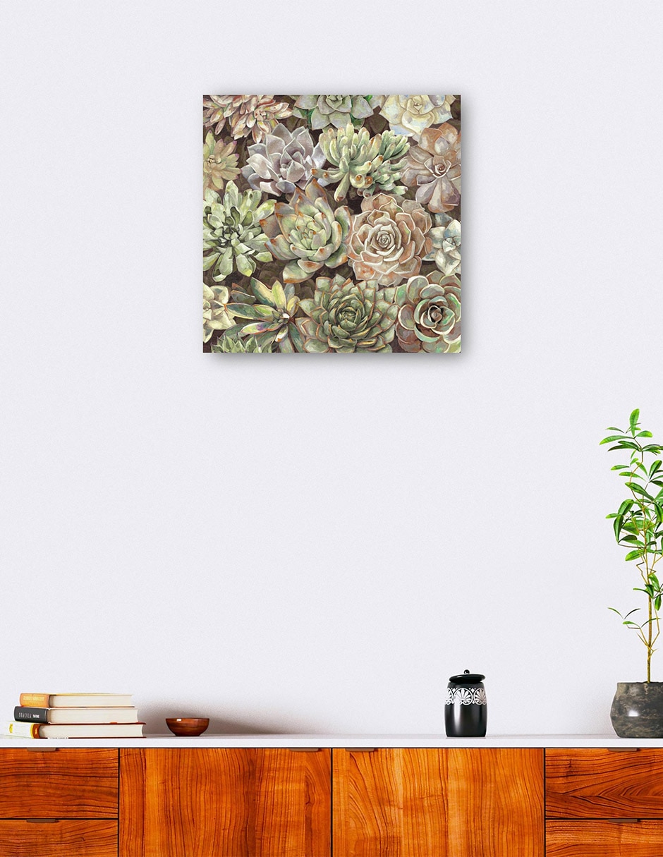Cuadro decorativo Jardín del desierto técnica mixta Floración 6