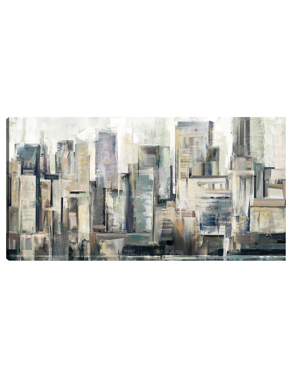 Cuadro decorativo Horizonte técnica mixta Edificios