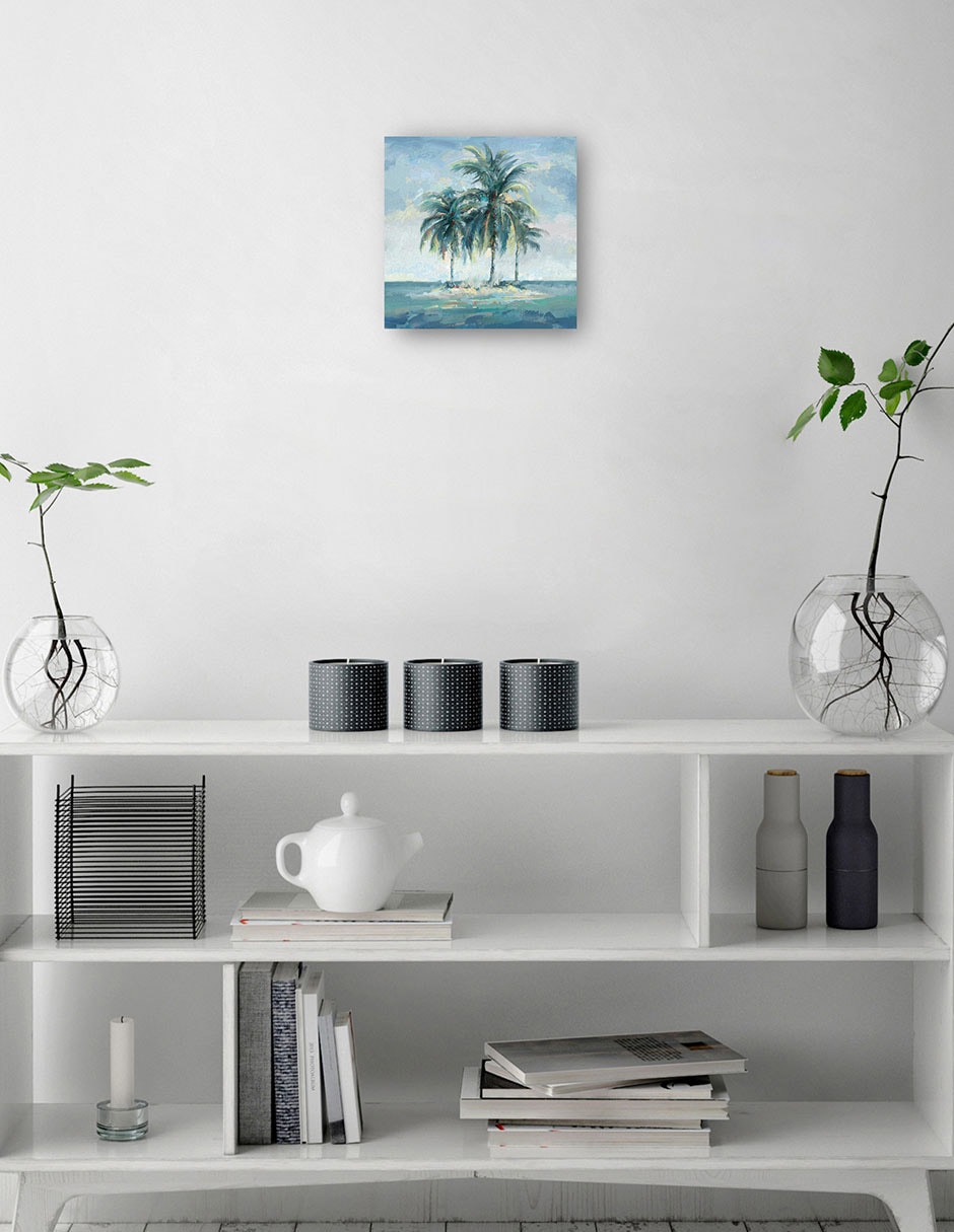 Cuadro decorativo Isla de los sueños técnica mixta Islotes 2