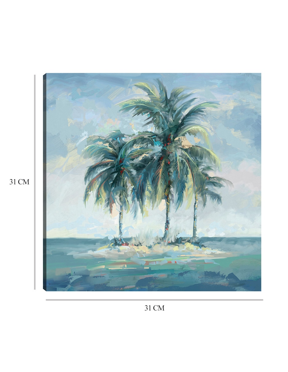 Cuadro decorativo Isla de los sueños técnica mixta Islotes 2