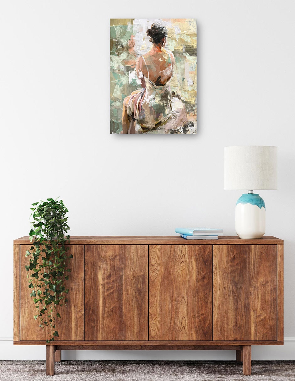 Cuadro decorativo Intuición II técnica mixta Gente 2