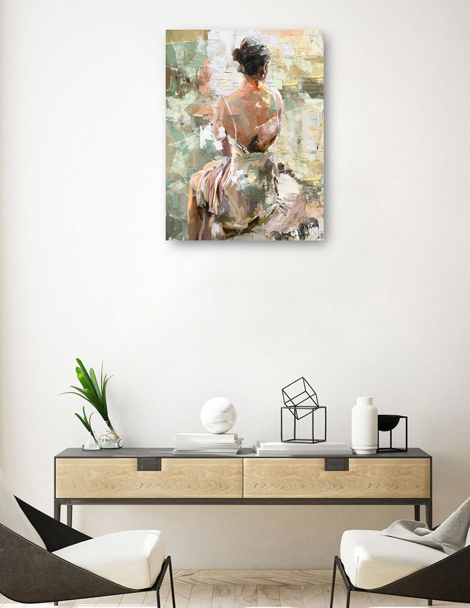 Cuadro decorativo Intuición II técnica mixta Gente 3