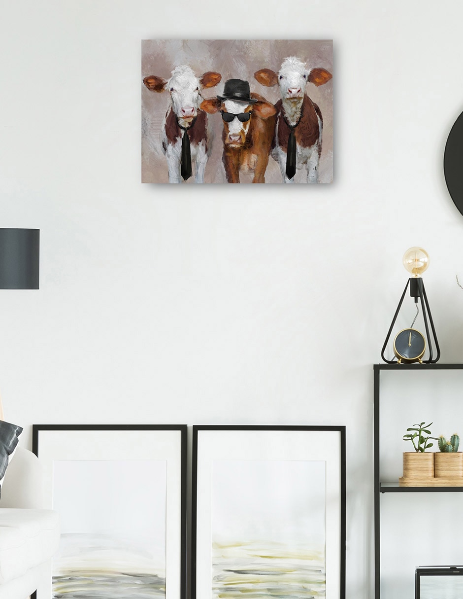 Cuadro decorativo Hermanos Moos técnica mixta Animales Domésticos 3