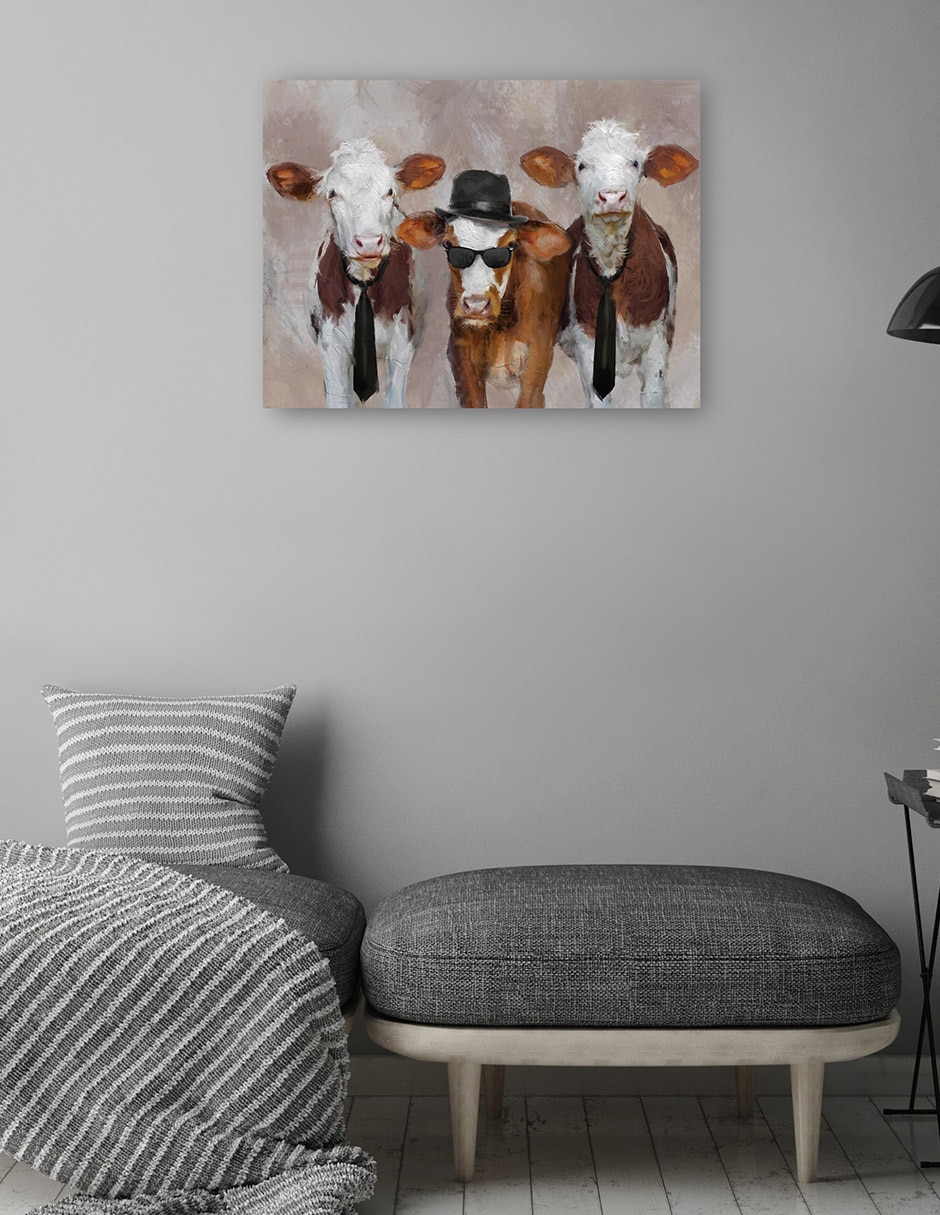 Cuadro decorativo Hermanos Moos técnica mixta Animales Domésticos 4
