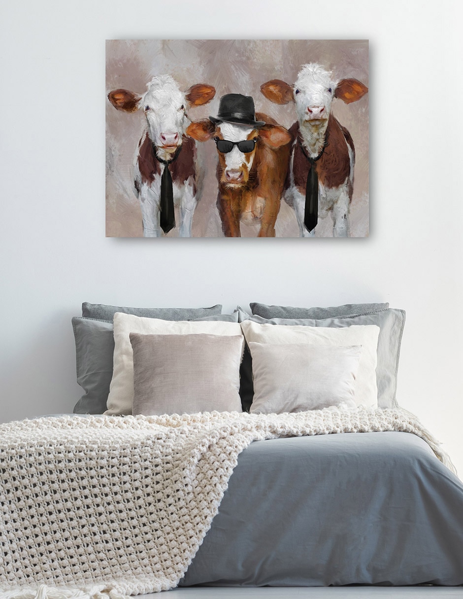 Cuadro decorativo Hermanos Moos técnica mixta Animales Domésticos 5