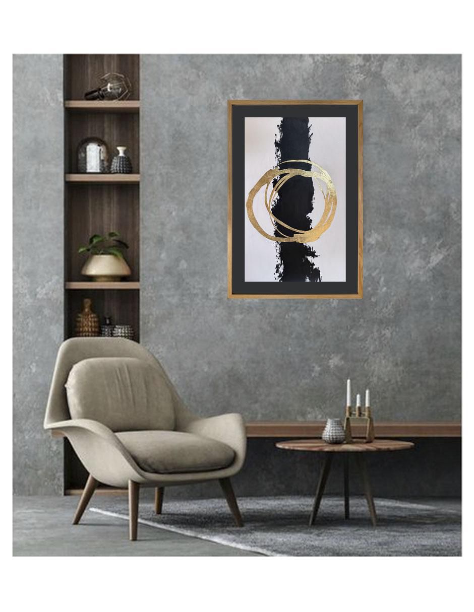 Pintura técnica acrílico Oro 2