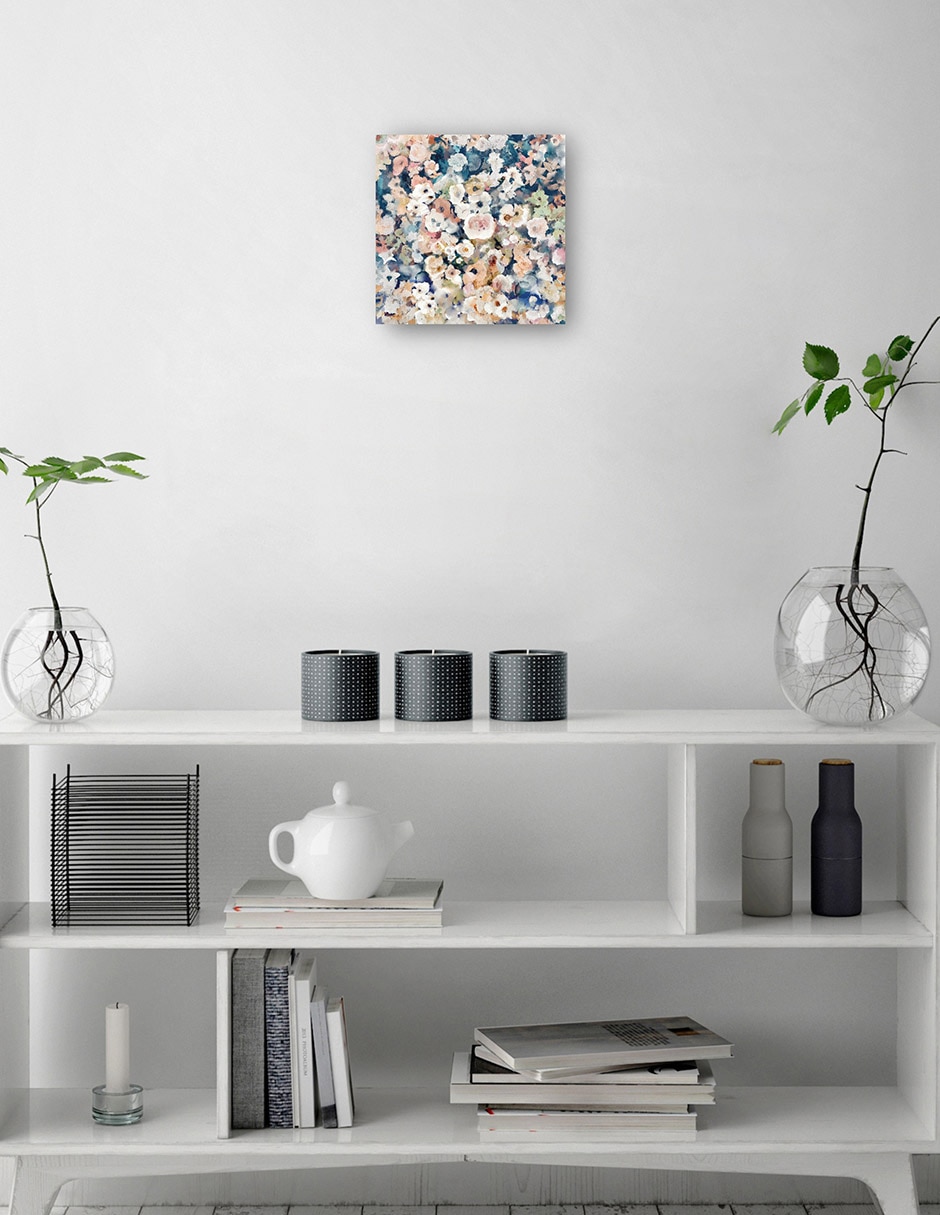 Cuadro decorativo Júbilo técnica mixta Floración 3