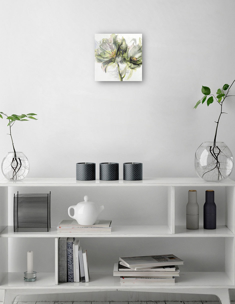 Cuadro decorativo Jardín susurrante I técnica mixta Floración 3