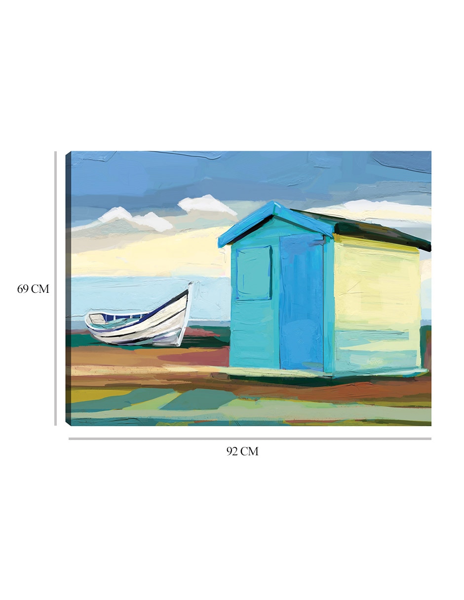 Cuadro decorativo La buena vida técnica mixta Lagos 9